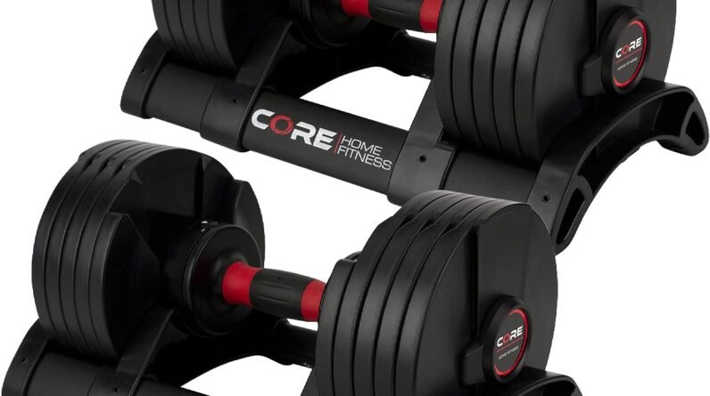Core Fitness Adjustable Dumbbell Weight Set Review